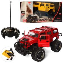 Машина Джип на р/у 666-633XA Всюдихід на гумових колесах / зі світлом на акумуляторі / на радіокеруванні**