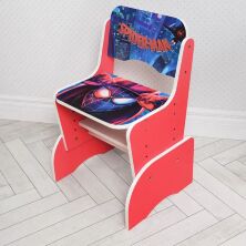 Дитяча регульована парта зі стільчиком розтискача Bambi W 2071-119-2 "Спайдермен Людина Павук" червона**