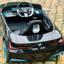 Дитячий Електромобіль BMW I4 JE1009EBLR-2 mp3, SD слот, USB, Пульт Р/В