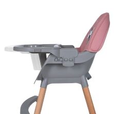 Дитячий регульований Стілець для годування EL CAMINO ME 1111 LUMI Teal / чохол екокожа / бірюзовий