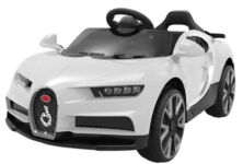 Дитячий електромобіль T-7638 EVA WHITE, Bugatti, білий