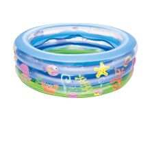 Дитячий надувний басейн Bestway 51028 з ремонтним набором Морські мешканці