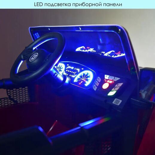 Дитячий електромобіль Джип Квадроцикл Ford Ranger M 4273ELS-2(24V) автопокраска чорний