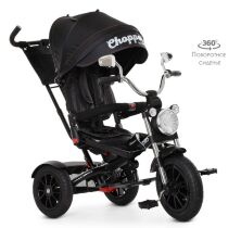 ⏩ Велосипед-коляска дитячий триколісний Turbo Trike M 4056HA-20-15 чорний**