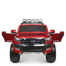 Дитячий електромобіль Ford Ranger 4WD M 3573(MP4)EBLRS-3 з м'яким сидінням червоний автопокраска**