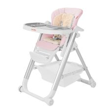 Класичний Стільчик для годування CARRELLO Concord CRL-7402 Salmon Pink рожевий