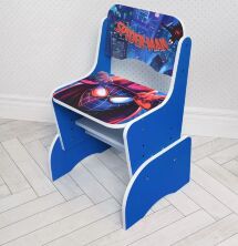 Дитяча регульована парта зі стільчиком розтискача Bambi W 2071-119-3 "Спайдермен Людина Павук" Синя**