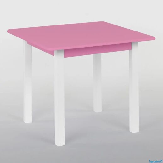 Столик 60*60 "ИГРУША", рожевий