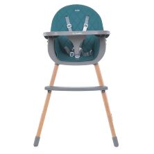 Дитячий регульований Стілець для годування EL CAMINO ME 1111 LUMI Teal / чохол екокожа / бірюзовий