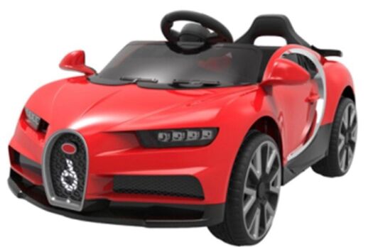 Дитячий електромобіль T-7638 EVA WHITE, Bugatti, червоний