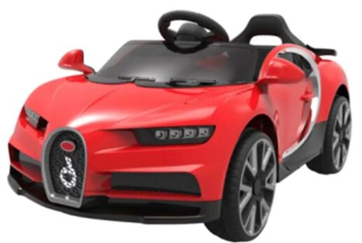 Дитячий електромобіль T-7638 EVA WHITE, Bugatti, червоний