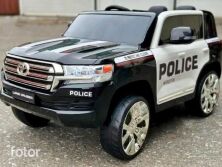 Дитячий електромобіль Джип TOYOTA LAND CRUISER Поліція JJ2022EBLR-2-1 Ліцензія! USD, SD, Mp3, шкіряне сидіння