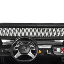Дитячий двомісний електромобіль BAMBI Джип Мерседес 4WD M 4133EBLR-1 з амортизаторами білий