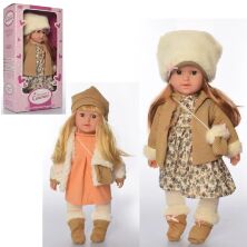 Лялька для дівчинки функціональна LIMO TOY M 4513 I UA м'яконабивна