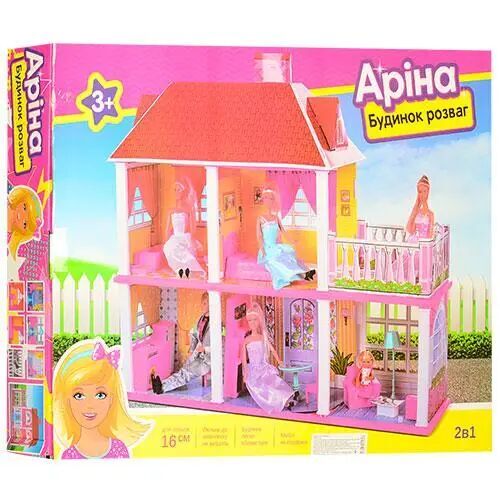 Будиночок для ляльок 6980 2 в 1 двоповерховий