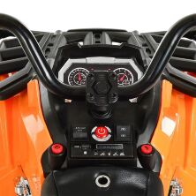Дитячий електро квадроцикл електромобіль для підлітків 4WD BAMBI M 3999EBLR-7 оранжевий з пультом управління