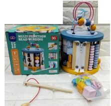 Дерев'яна іграшка Центр розвиваючий C 50011 "Логіка" Лабіринт Сортер Магнітна рибалка