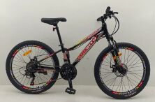 Спортивний Гірський алюмінієвий велосипед 24д CORSO «Gravity» GR-24655 Shimano 21 швидкість / червоний