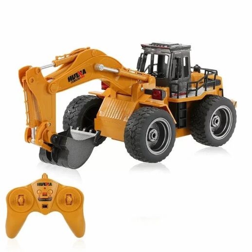 Екскаватор на радіо-керуванні р/к Huina Toys 1530 Metal Excavator / Акумулятор 4,8 В / Підйомний важіль