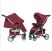 Дитяча прогулянкова коляска CARRELLO Vista CRL-8505 Ruby Red в льоні + дощовик