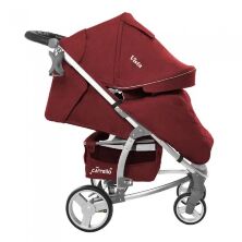 Дитяча прогулянкова коляска CARRELLO Vista CRL-8505 Ruby Red в льоні + дощовик