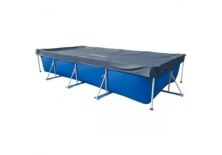 Тент для каркасного прямокутного басейну INTEX 28039 чорний