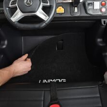 Дитячий двомісний електромобіль BAMBI Джип Мерседес 4WD M 4133EBLRS-2 чорний автопокраска**