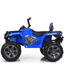 Дитячий електро квадроцикл електромобіль для підлітків 4WD BAMBI M 3999EBLR-4-синій з пультом управління
