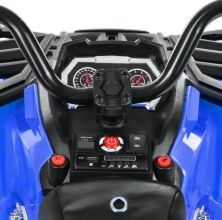 Дитячий електро квадроцикл електромобіль для підлітків 4WD BAMBI M 3999EBLR-4-синій з пультом управління