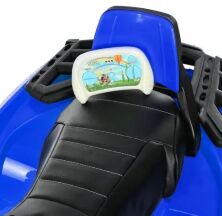 Дитячий електро квадроцикл електромобіль для підлітків 4WD BAMBI M 3999EBLR-4-синій з пультом управління