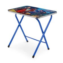 Дитячий столик зі стільчиком Bambi A19-AVE Герої синій складаний**