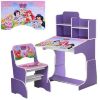 Дитяча парта растишка Bambi W 2071-8-6 Disney Princess Pets Фіолетовий