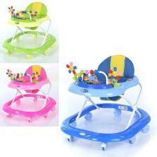 Дитячі ходунки HK604 з музичною ігровою панеллю та світловими ефектами / 3 кольори