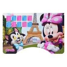 Дитяча регульована парта зі стільчиком растишка Bambi W2071-7-3 / Колір венге світлий Мінні Маус**