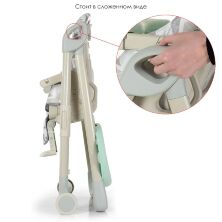 Дитячий складаний стільчик для годування El Camino ME 1031 Major Nordic Gray