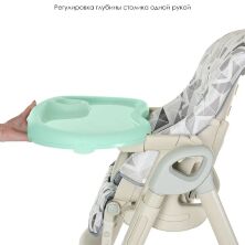 Дитячий складаний стільчик для годування El Camino ME 1031 Major Nordic Gray
