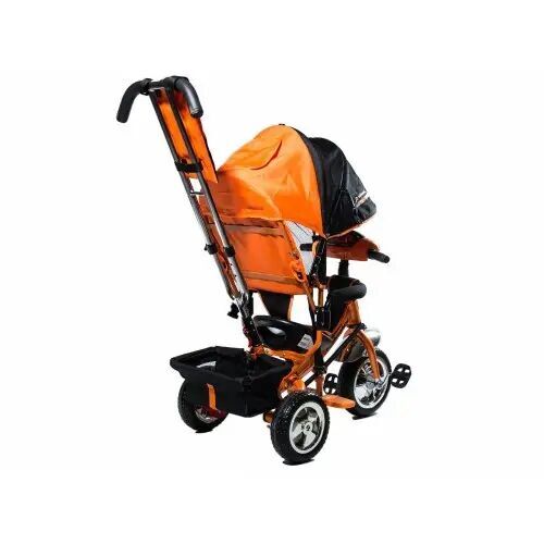 ⏩ Велосипед дитячий триколісний Lamborghini LР2O Єва колеса з фарою і ключем запалюванням помаранчевий