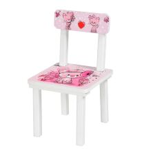 Дитячий стіл зі стільчиком Bambi BSM2K-23 Кошенята рожевий**