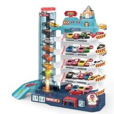 Дитячий гараж-парковка 3302A 5 поверхів, 8 машинок, Ліфт, Звукові та світлові ефекти