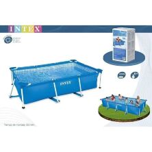 Каркасний прямокутний басейн INTEX 28272 розмір 300-200-75 см/об'єм 3834л