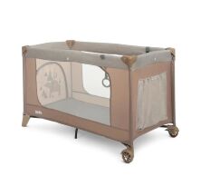 Манеж дитячий EL CAMINO ME 1016 SAFE SAFE Sand Len сірий **