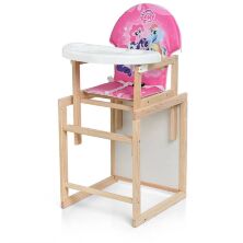 Дитячий стільчик для годування 2в1 Bambi М K-102-9PU My Little Pony