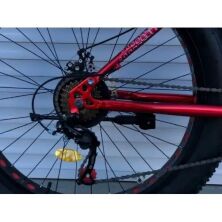 Спортивний велосипед двопідвісний Фетбайк TopRider 620 колеса 26 дюймів/SHIMANO/червоний