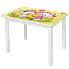 Дитячий стіл зі стільчиком Bambi BSM2K-24 Жовті котики**