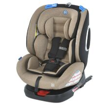 Автокрісло дитяче EL CAMINO Absolute ME 1079 Royal Beige група 0+1,2,3 isofix бежевий льон