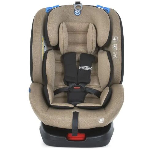 Автокрісло дитяче EL CAMINO Absolute ME 1079 Royal Beige група 0+1,2,3 isofix бежевий льон