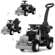 Дитячий одномісний електромобіль Толокар Каталка Вантажівка BAMBI M 4110R-2 чорний**