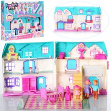 Будиночок для ляльок Ігровий 1205 ляльковий Дім з меблями і аксесуарами. Світлові і звукові ефекти**