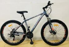 Спортивний Гірський алюмінієвий велосипед 27.5д CORSO «QUANTUM» QTM-27479 Shimano 21 швидкість/сірий