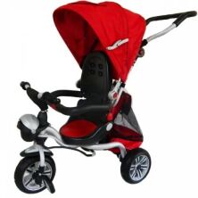 ⏩ Велосипед дитячий триколісний AC-3 з каучуковими колесами синій